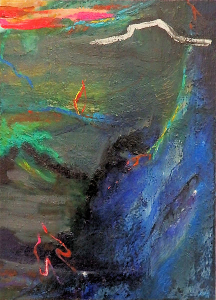 「Dance」oil on canvas　45.5×33.3cm　2020