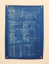 「Blue piece #22」サイアノタイプ　265×192mm　2021