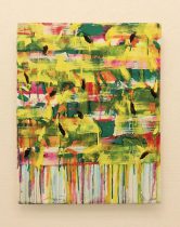 「21－P－6」紙に白亜地、テンペラ、油彩　63×49cm　2021