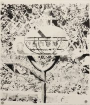 「貼り紙お断り」リトグラフ　23.5×20.5cm　2020