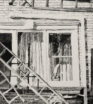 「イースター」リトグラフ　21.4×19.6cm　2021