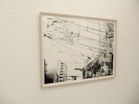 「水位と数え唄」リトグラフ　69×89cm　2019