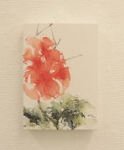 「another mother 3」綿布にアクリル、パステル、墨　21×14.8cm　2021