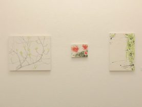 （左から）「四月―芽吹き 4」「another mother 2」「ヒカリノミチ」