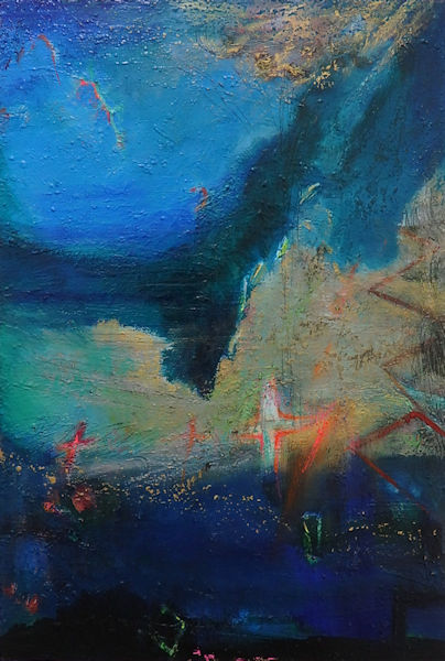 「星の時間」oil on canvas　72.7×50cm（M20）　2021