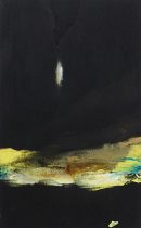 「Momentum 一瞬」oil on board　20×11.7cm　2021