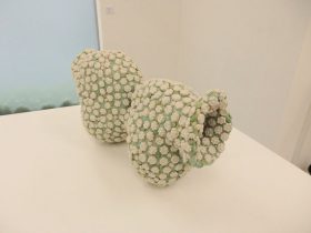 「百花」 陶　 H140×W150×D130mm/H140×W160×D130mm 　2021