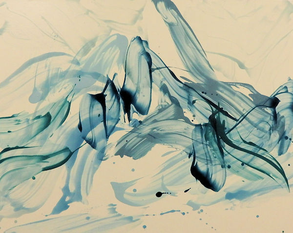 「風をまとう21-21」キャンバスにアクリル、オイル　116×91cm　2021