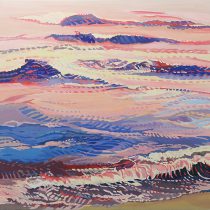 「No.956 海岸波模様」キャンバスに油彩　S60　2021