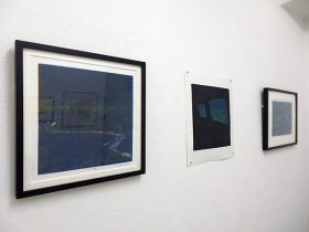 （左から）「夜の時間 」「共有」「夏のかをり」コラグラフ　2021