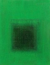 「はなれていく意識」顔料、アクリル、綿布　F6（41×31.8cm）