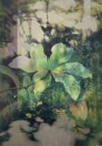 「逆光」ミクストメディア　273×190mm　2022