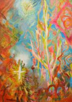 「異層 Ⅰ」oil on canvas　91×65.2cm　2022