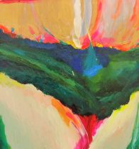 「久遠、生まれる」oil on board　30×28cm　2022