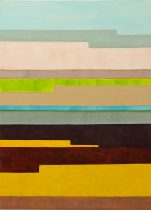 「earth color」水彩、紙、パネル　100×72.7cm　2021