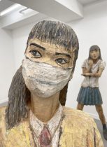 「WOMAN21」 木彫彩色