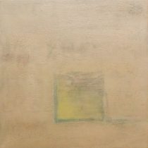 「とばされた意識」顔料、アクリル、麻布　333×333mm（S4）2022