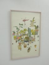 「tokimeki」木版画、和紙　920×630mm　2022