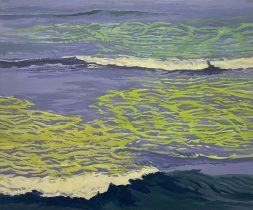 「No.986 海岸波浪」油彩、キャンバス F20 2022