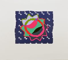 「sun 12」新聞の 天気予報欄「晴れ」マーク(スキャンデータ)、インクジェットプリント、紙　210×246mm