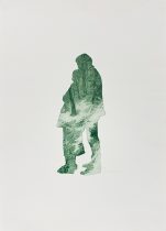 「Treasure Inside #005」ドライポイント　39×57cm　2022