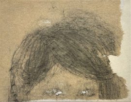 「trick of memory #4」和紙、念紙　F0（140×180mm）2023