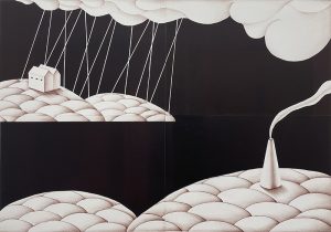 「虚ろな荒涼 #8」リトグラフ　750×1050mm　2022