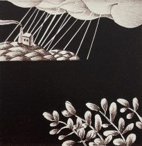 「驟雨 #6」180×180mm　2023