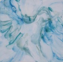 「ドローイング22-11」キャンバスボードにアクリル　2022