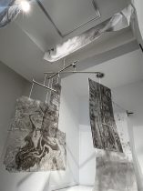 「no light」marbling on plastic　900×900×850mm