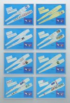 「Airmailplane」紙にレーザープリント、使用済み航空郵便　21.0×29.7cm　2023