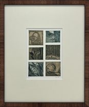 「無題1」銅版画　14×19.5cm　2022