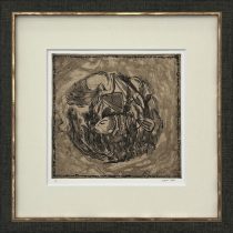 「無題3」銅版画　18×18.5cm　2022