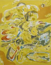 「ひとつの空Ⅰ The Same Sky」リトグラフ　50×40cm　2023