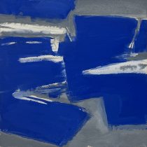 「青い風景Ⅰ」ドローイング　15.0×15.0cm　2023