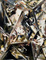 「ダイヤモンドとしてD」油彩、キャンバス　180×140mm(F0)　2022