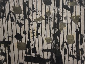 「Shape ,Form ,Contour, Mass Ⅰ - Line & Planes -」フォトエッチング、アクアチント　712×600mm　2023