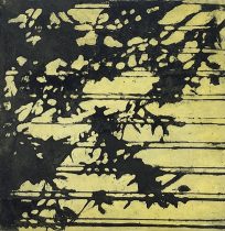 「BISMUTH Yellow」フォトエッチング、アクアチント　230×230mm　2023