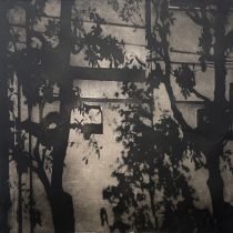 「よるのかたちⅢ」フォトエッチング、アクアチント　690×690mm　2023