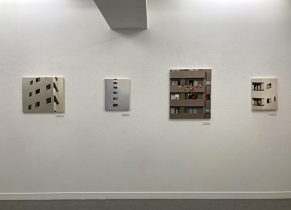 （左から）「隣家の窓 5」「隣家の窓 3」「隣家の窓 6」「隣家の窓 4」