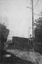 「抜け道」エッチング　17.7×11.7cm　2020