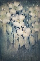 「prayers」和紙、油性版画インク、透明水彩絵の具　300×210mm　2023