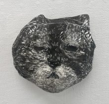 「Methuselah's eyes #1」和紙に木版　210×240×80mm　2024