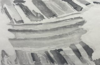 「Our ship」和紙に木版　915×1360mm　2024