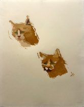 「Noru and n」和紙に木版　560×450mm　2024