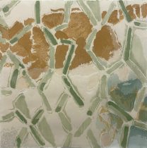 「Near and far #1」和紙に木版　520×520mm　2024