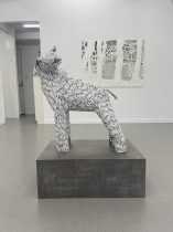 「The guide」和紙に木版　250×650×770mm　2024