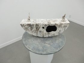 「あがりこさがりこ」陶　H330×W560×D140mm　2024