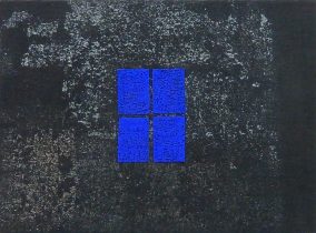 「青色Ⅱ」25.8×36.5cm　