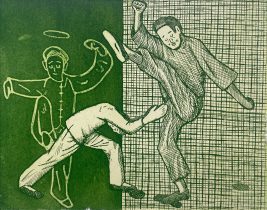 「God bless you」銅版画　120×150mm　2024